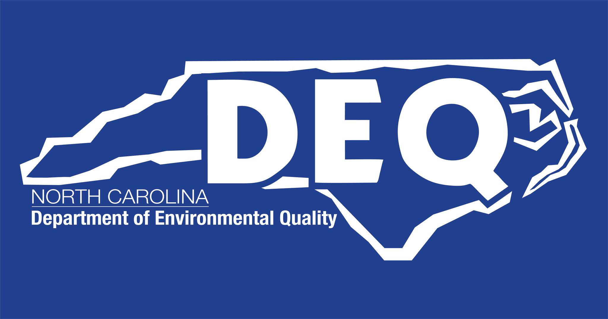 outline of north carolina on a blue background