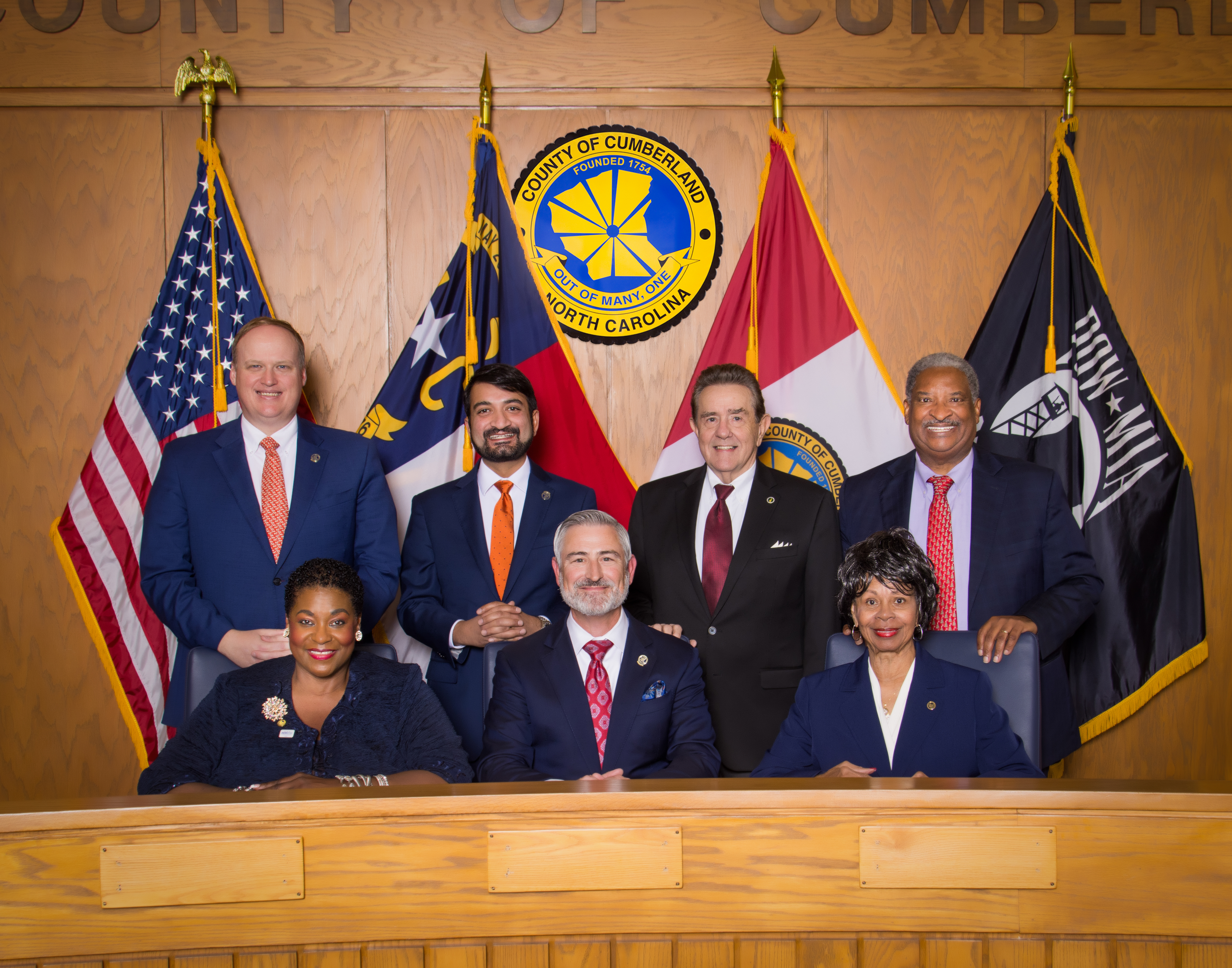 Cumberland County Board of Commissioners group photo in 2025.