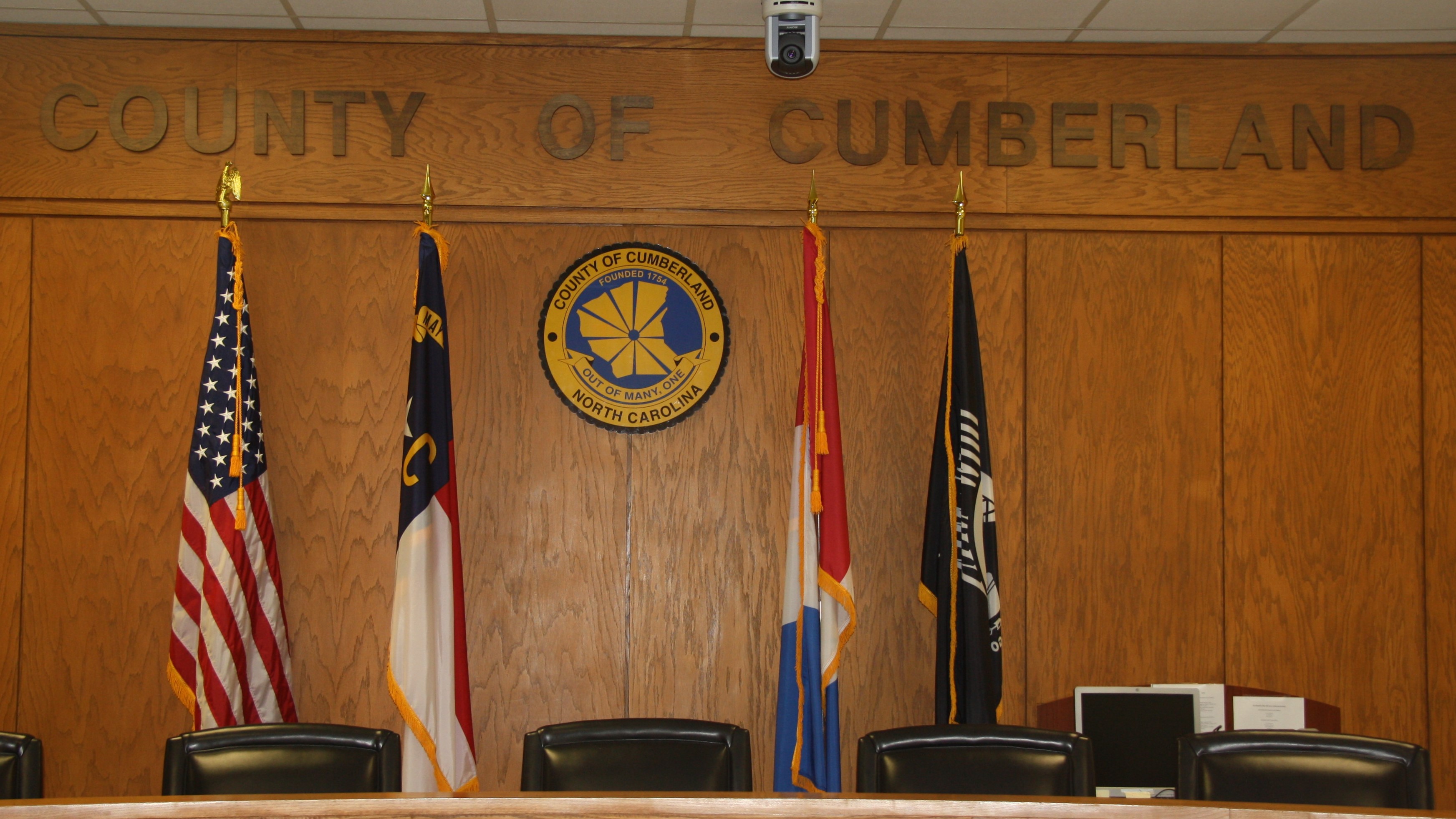 Cumberland County's organizational structure.