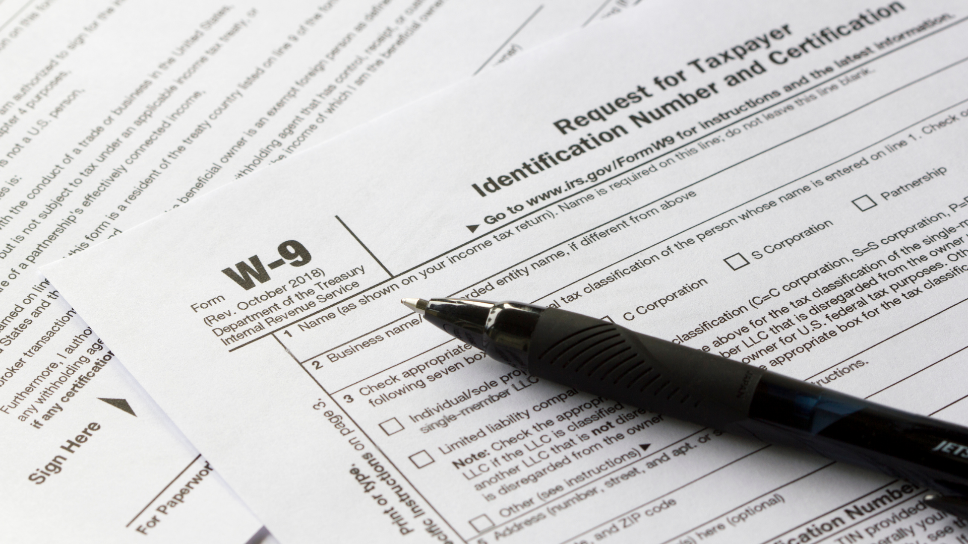 Vendor Registration & W9 Form