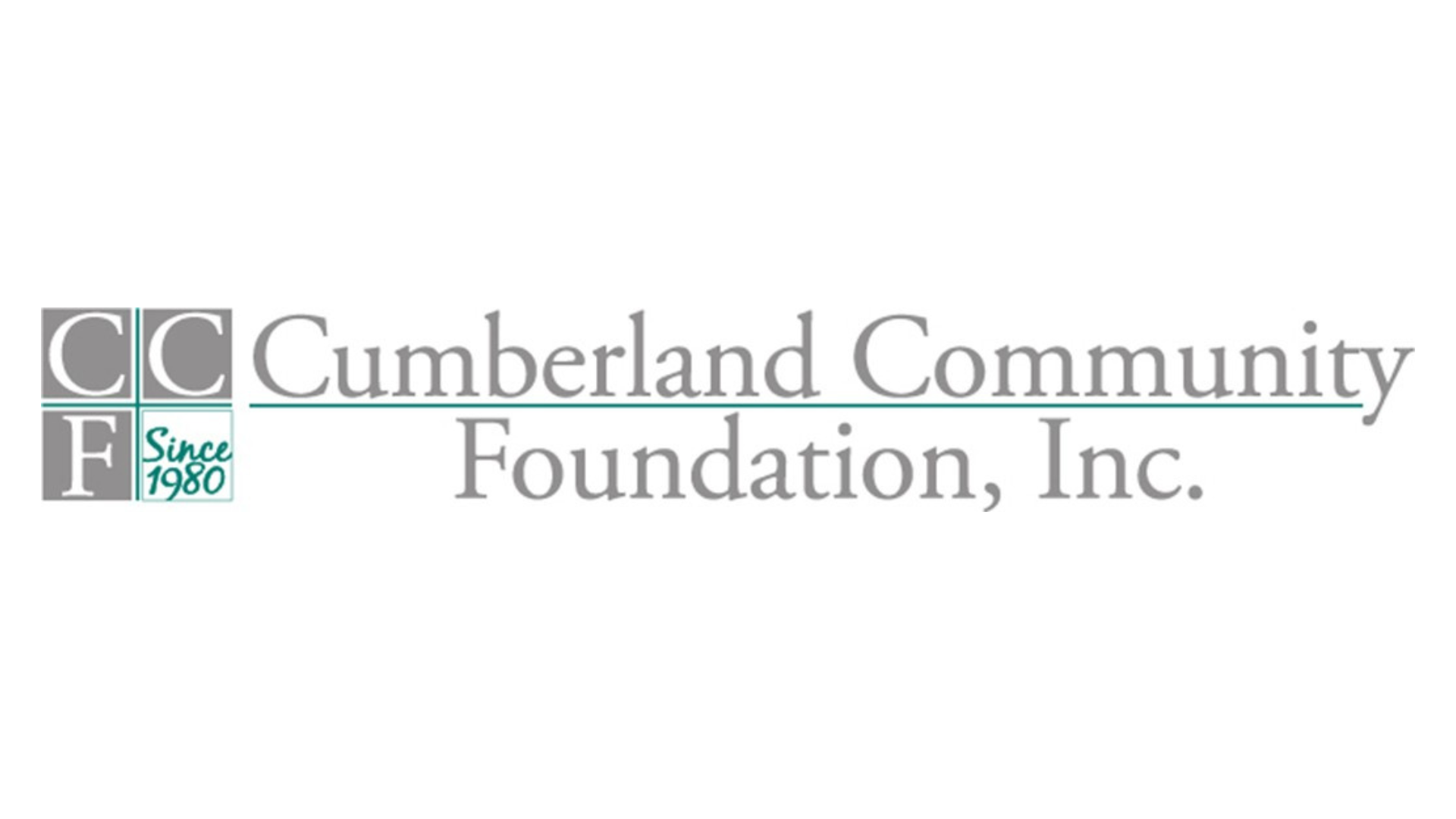 Logo of Cumberland Community Foundation, Inc. with the text "Since 1980."